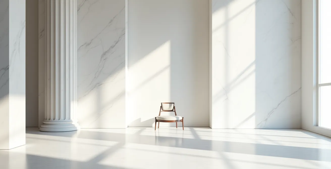 Contrast between Neoclassical geometric order and Rococo organic curves