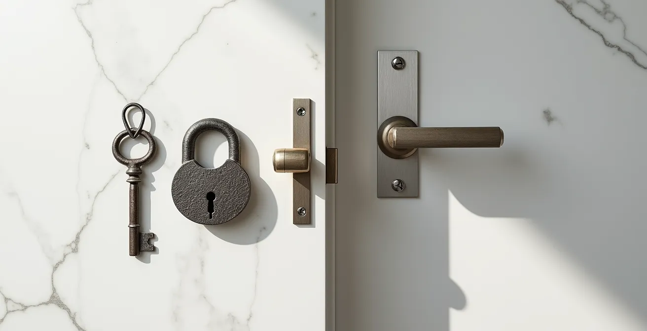 Close-up comparison of authentic hand-cut dovetails showing irregular spacing and scribe marks